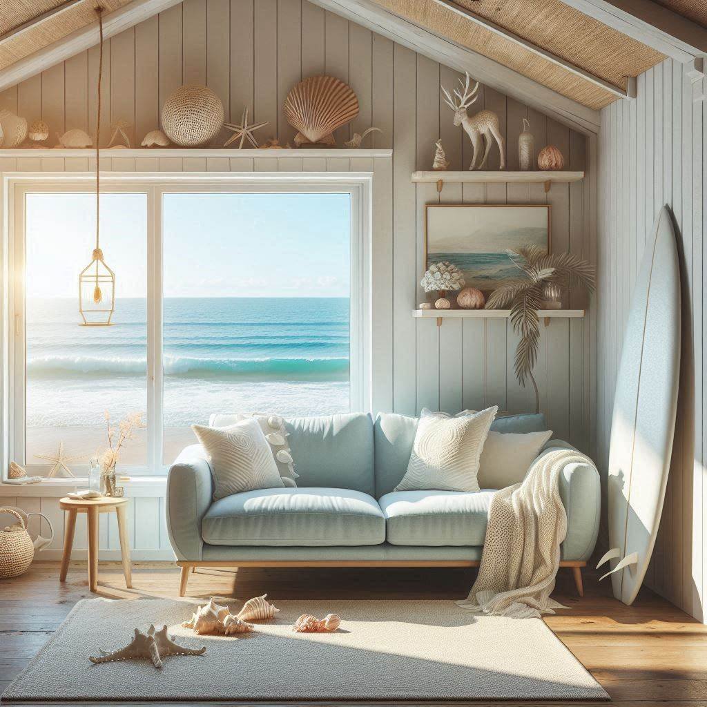 How to decorate a coastal living room