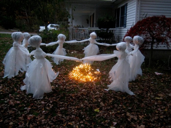 How to make a halloween ghost decoration