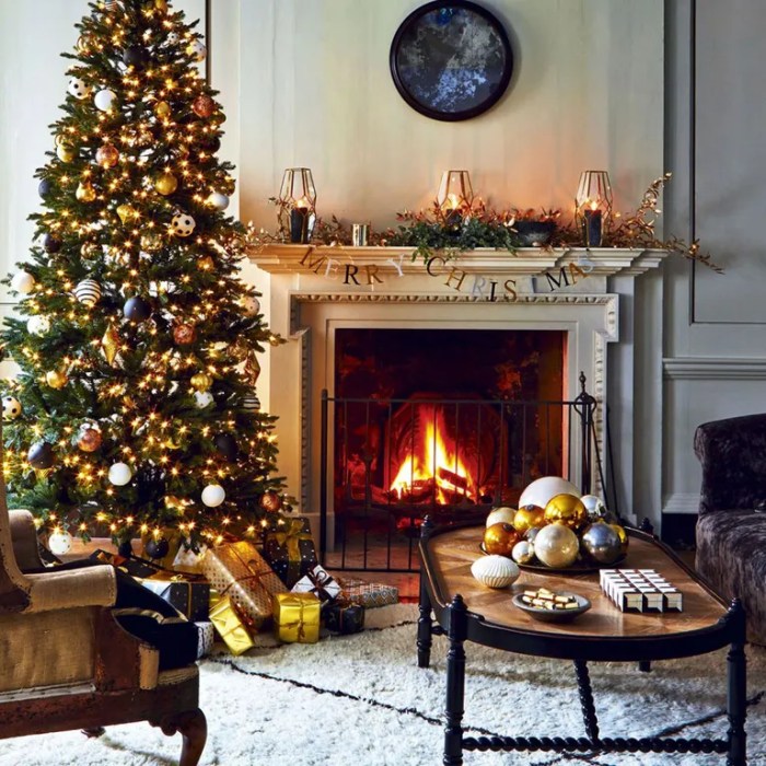 How to decorate for christmas living room