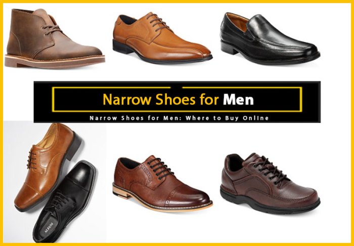 Mens narrow width dress shoes