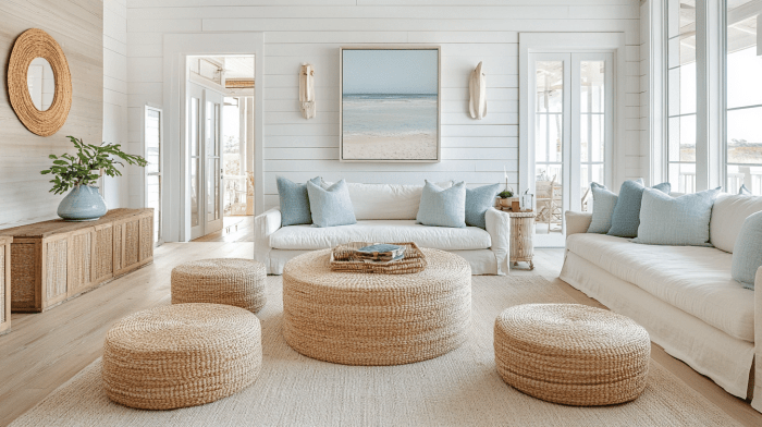 How to decorate a coastal living room