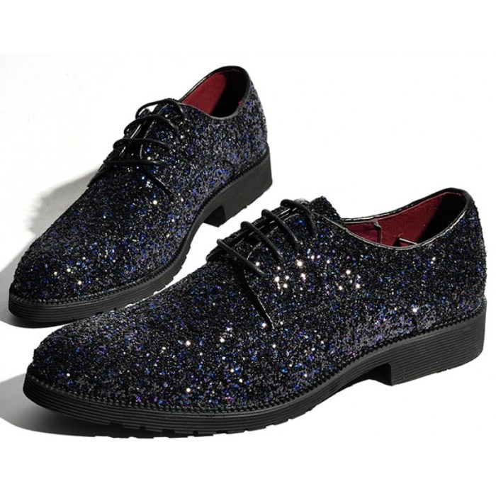 Mens bling dress shoes