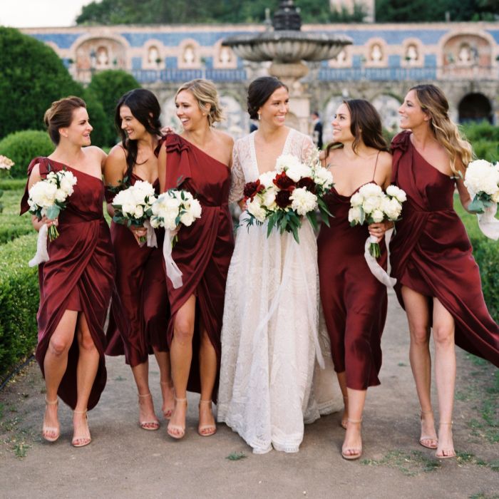 Best shoe color for maroon dress