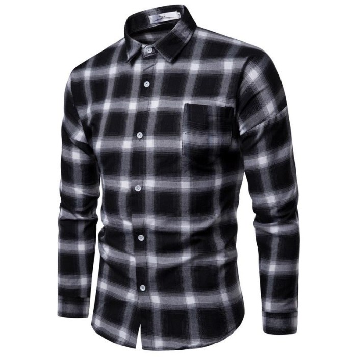 Men's plaid dress shirts