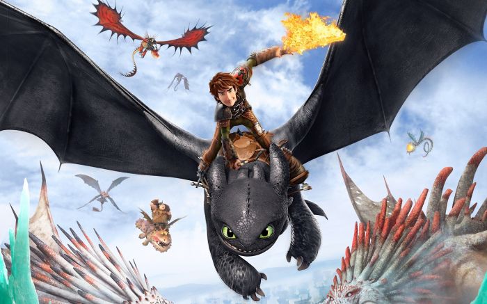 How to train your dragon room decor