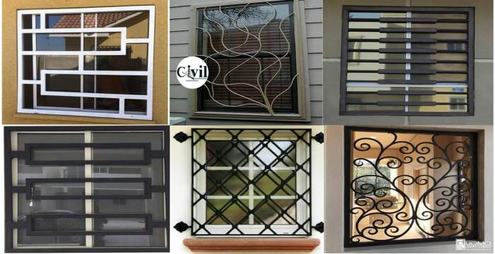 Bars windows window designs security decorative grill grills iron design modern custom bar have visit homes remove sell fire them