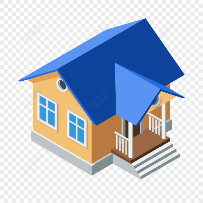 Desain vector kombinasi rumah