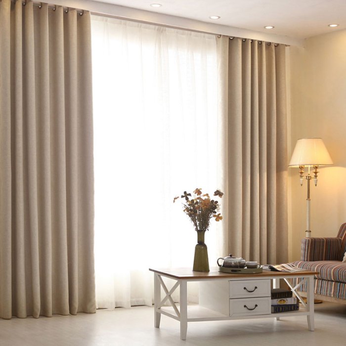 Curtain curtains living silk aqua bedroom furniture panels