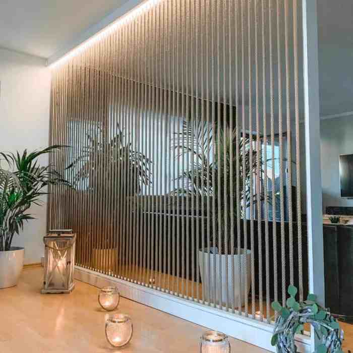 Room divider living design dividers custom ideas partition modern glass artistic idea space crafted hint brings beauty